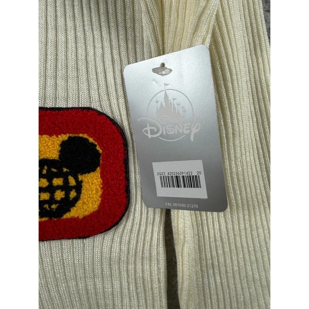 NEW Disney 50th Anniversary Vault Collection‎ Pennants Cardigan Sweater Size XS
